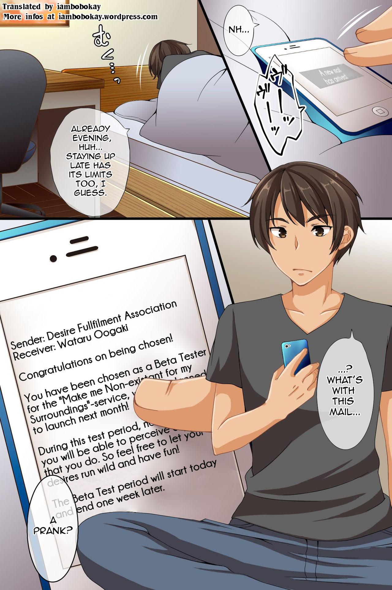 Dare mo Ore ni Ki ga Tsukanai ~ Renzoku Giri, Les Couple Sounyuu! Nakadashi! Nani o Yatte mo Ki ga Tsukanai page 2 full