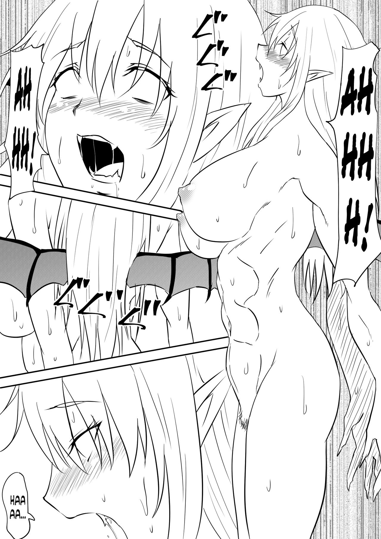 Onna Kishi no Okaa-san ga Kyouseiteki ni Kyuuketsuki-ka Saserarete Otosareru Hanashi page 10 full