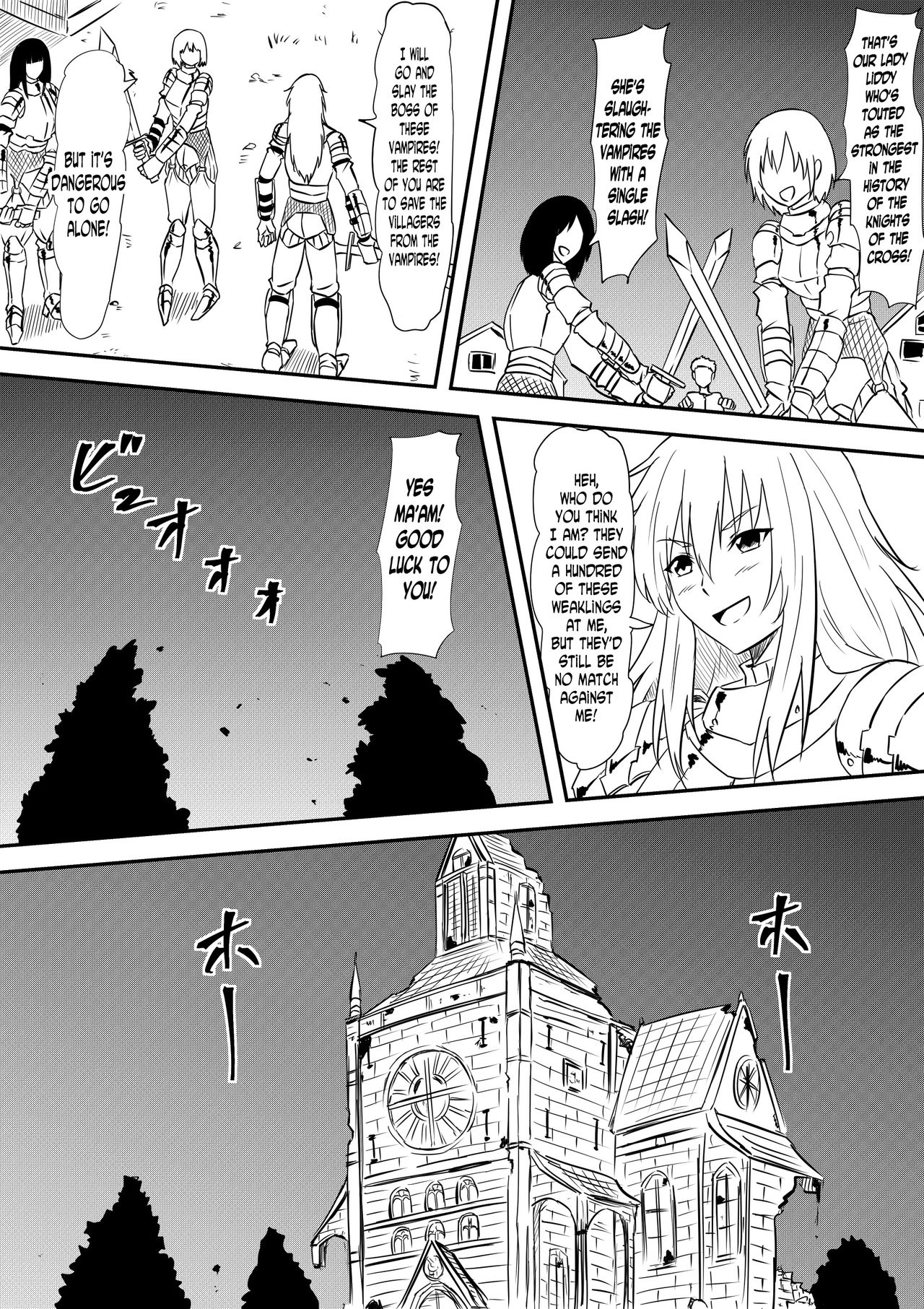Onna Kishi no Okaa-san ga Kyouseiteki ni Kyuuketsuki-ka Saserarete Otosareru Hanashi page 2 full