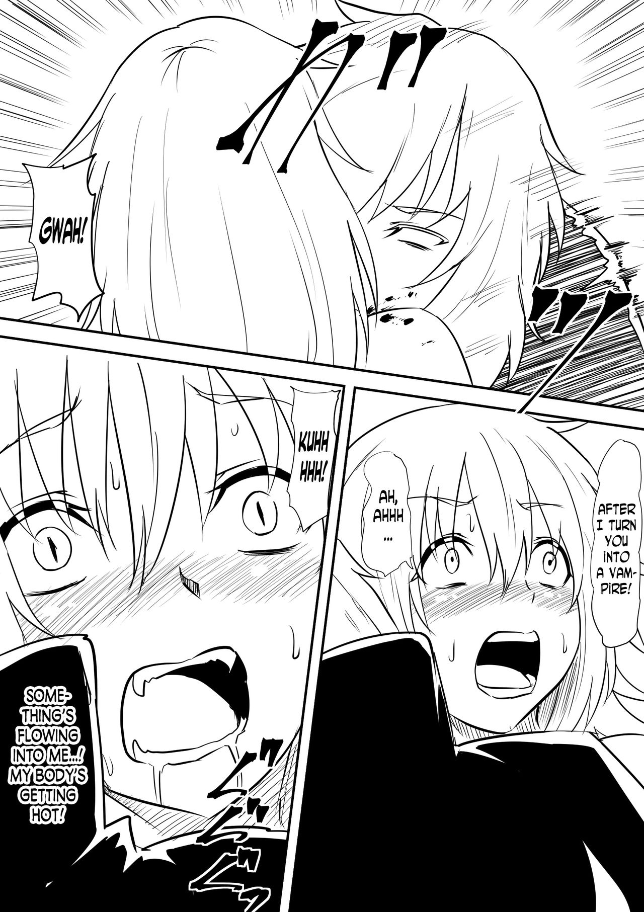 Onna Kishi no Okaa-san ga Kyouseiteki ni Kyuuketsuki-ka Saserarete Otosareru Hanashi page 9 full