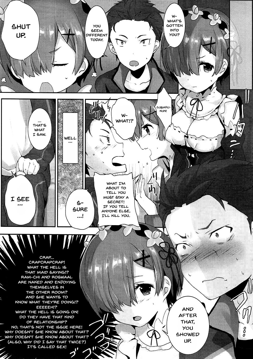 Rem no Ecchi na Nayami o Kaiketsu shitekudasai | Please Help Release Rem's Pent Up Sexual Frustration page 4 full