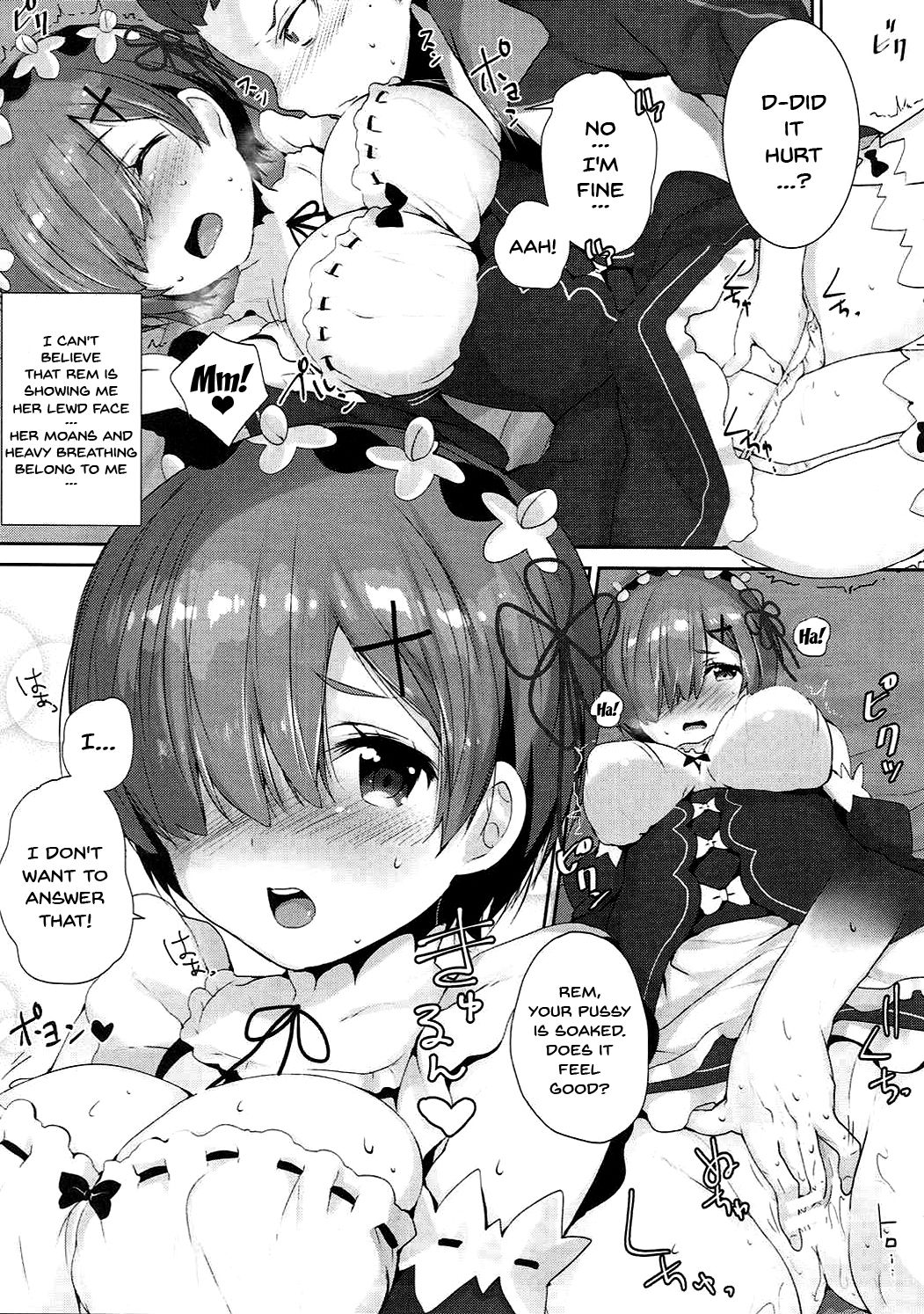 Rem no Ecchi na Nayami o Kaiketsu shitekudasai | Please Help Release Rem's Pent Up Sexual Frustration page 8 full