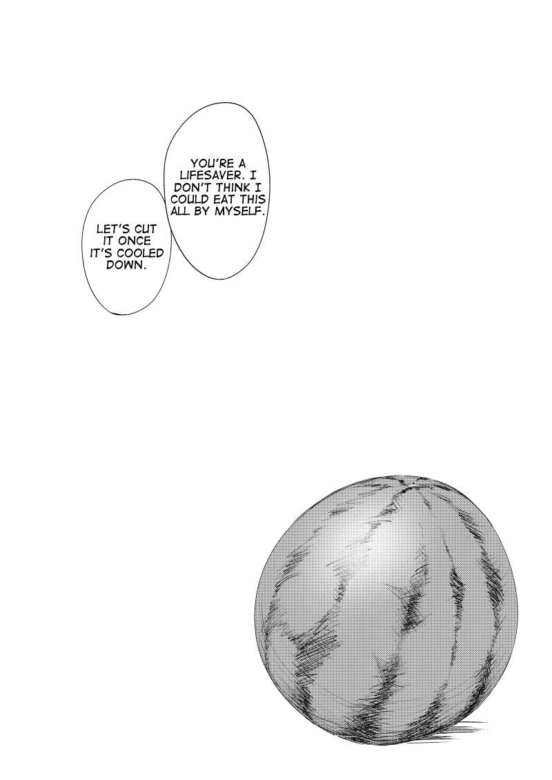 Natsu, Mugicha, Engawa nite. | Summer, Barley Tea, on the Veranda. page 2 full