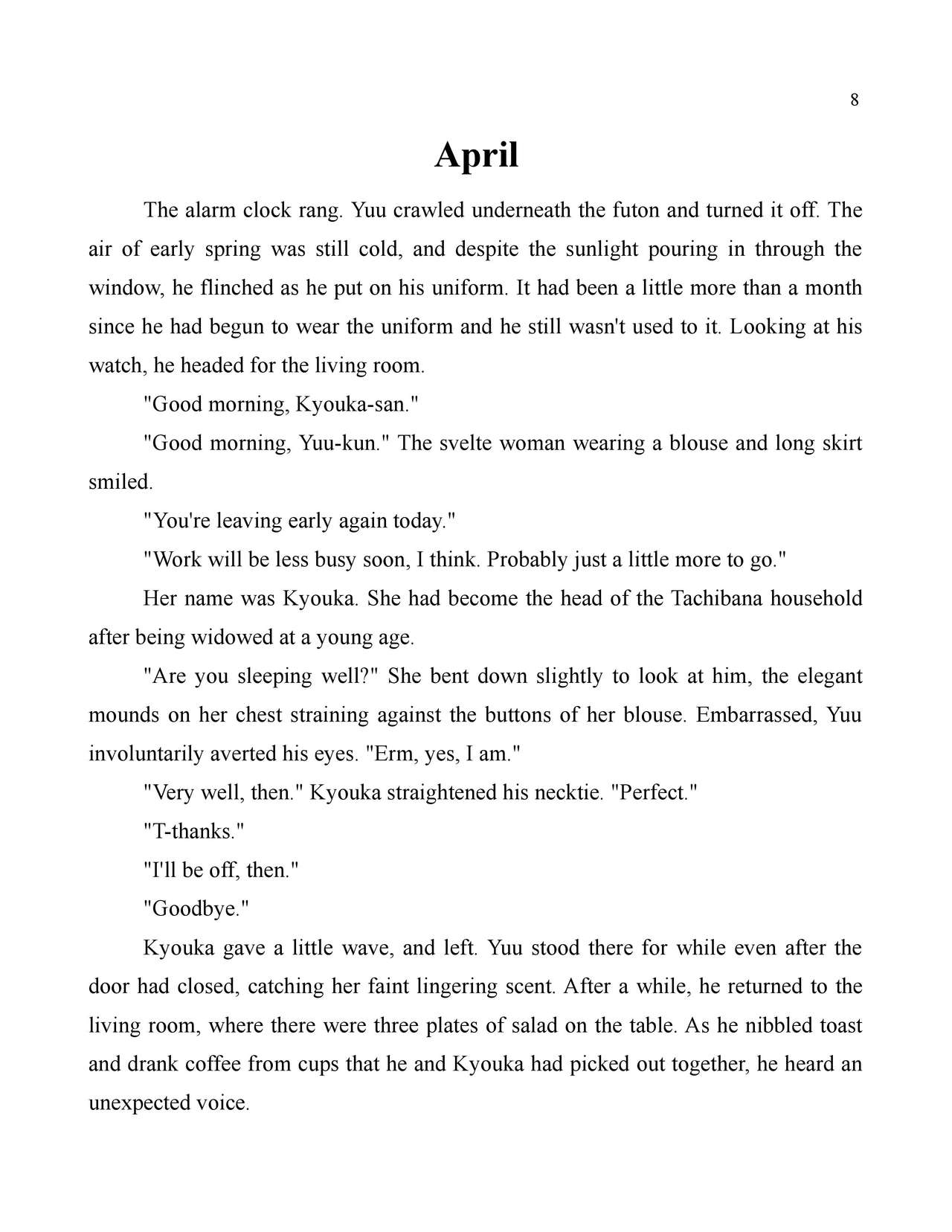 Tachibana-san-chi no Dansei Jijou page 8 full