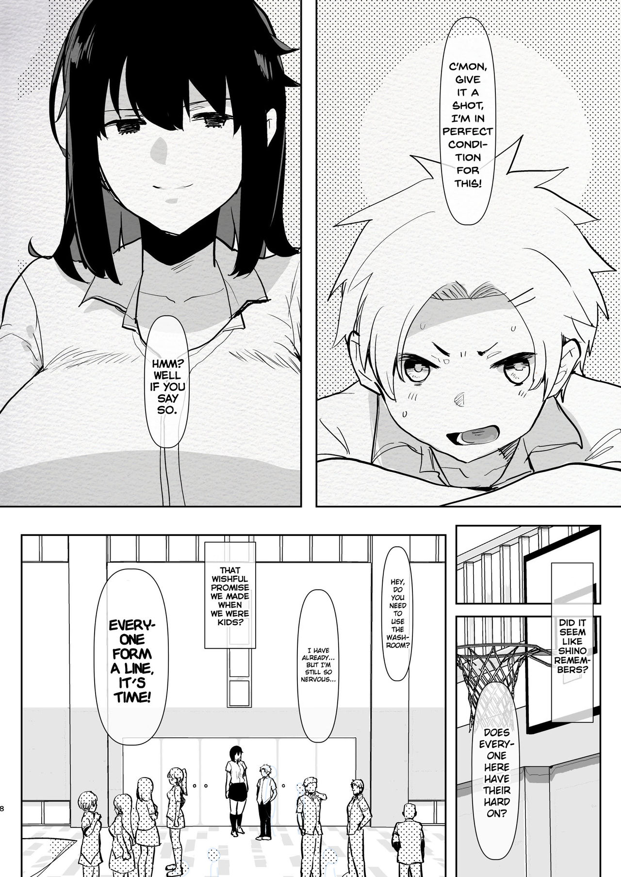 Futanari Osananajimi to Ore to Hajimete no Gyaku Anal Kagai Jugyou | Me and My Futanari Childhood Friend's First Extracurricular Lesson in Reverse Anal page 8 full