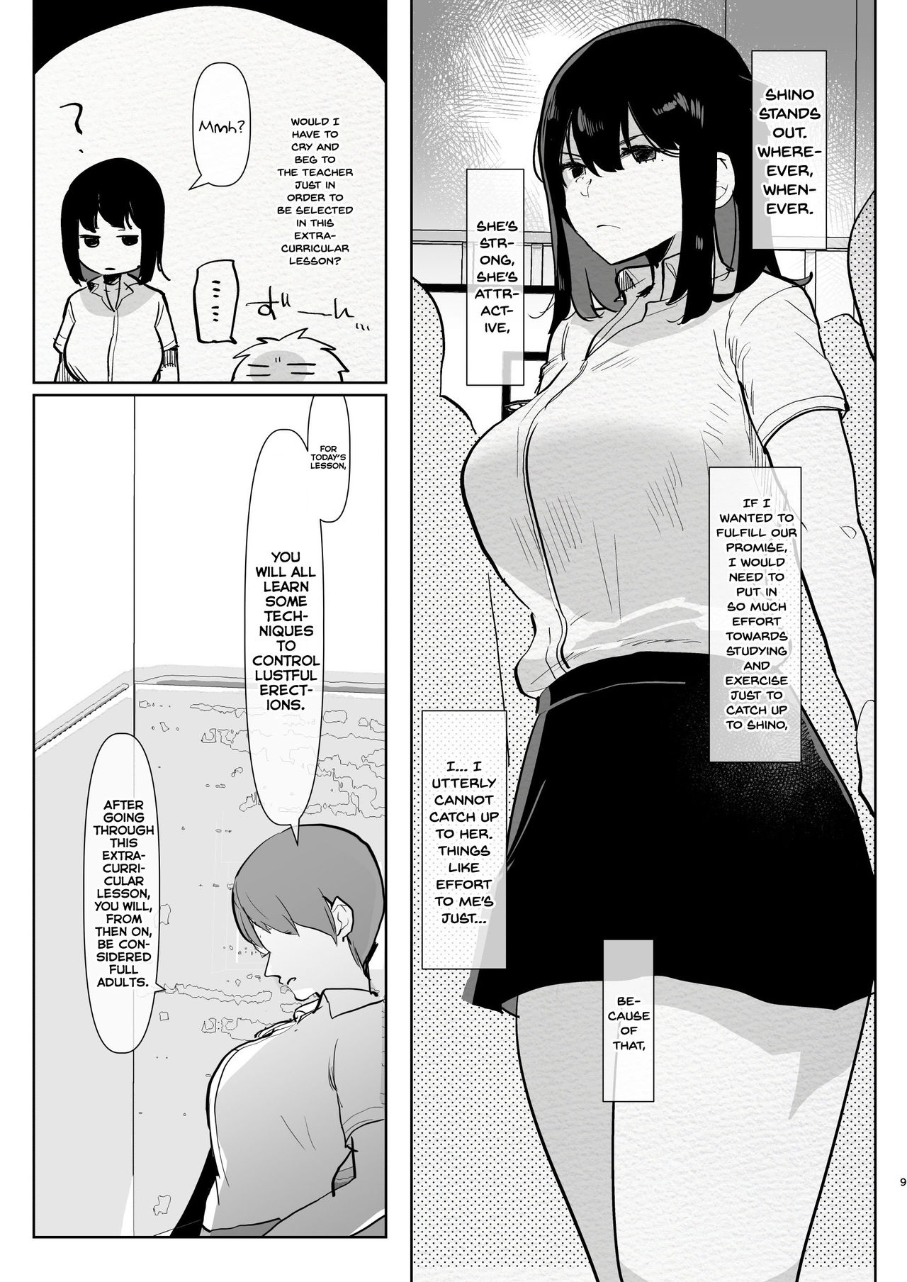 Futanari Osananajimi to Ore to Hajimete no Gyaku Anal Kagai Jugyou | Me and My Futanari Childhood Friend's First Extracurricular Lesson in Reverse Anal page 9 full