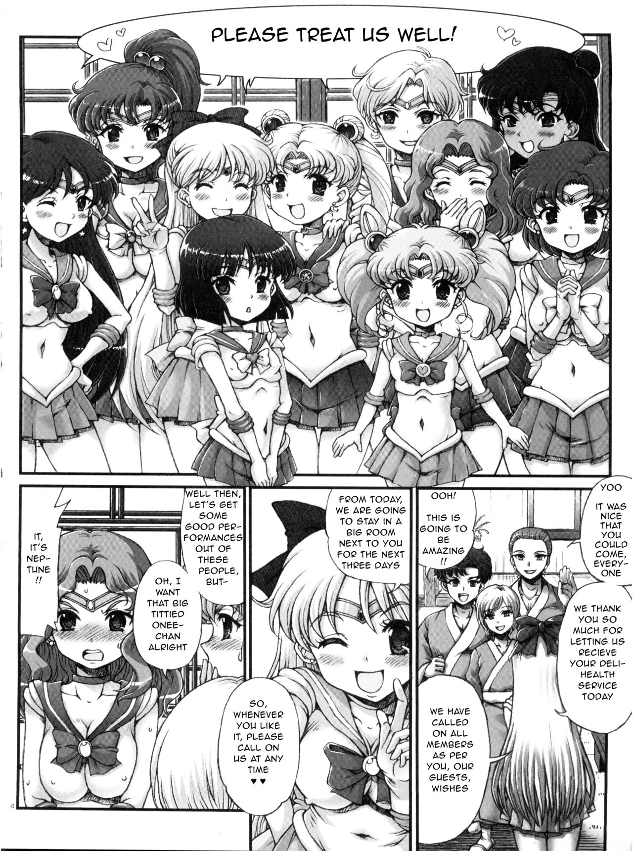 Sailor Delivery Health All Stars ~Onsen Ryokan-hen~ page 3 full