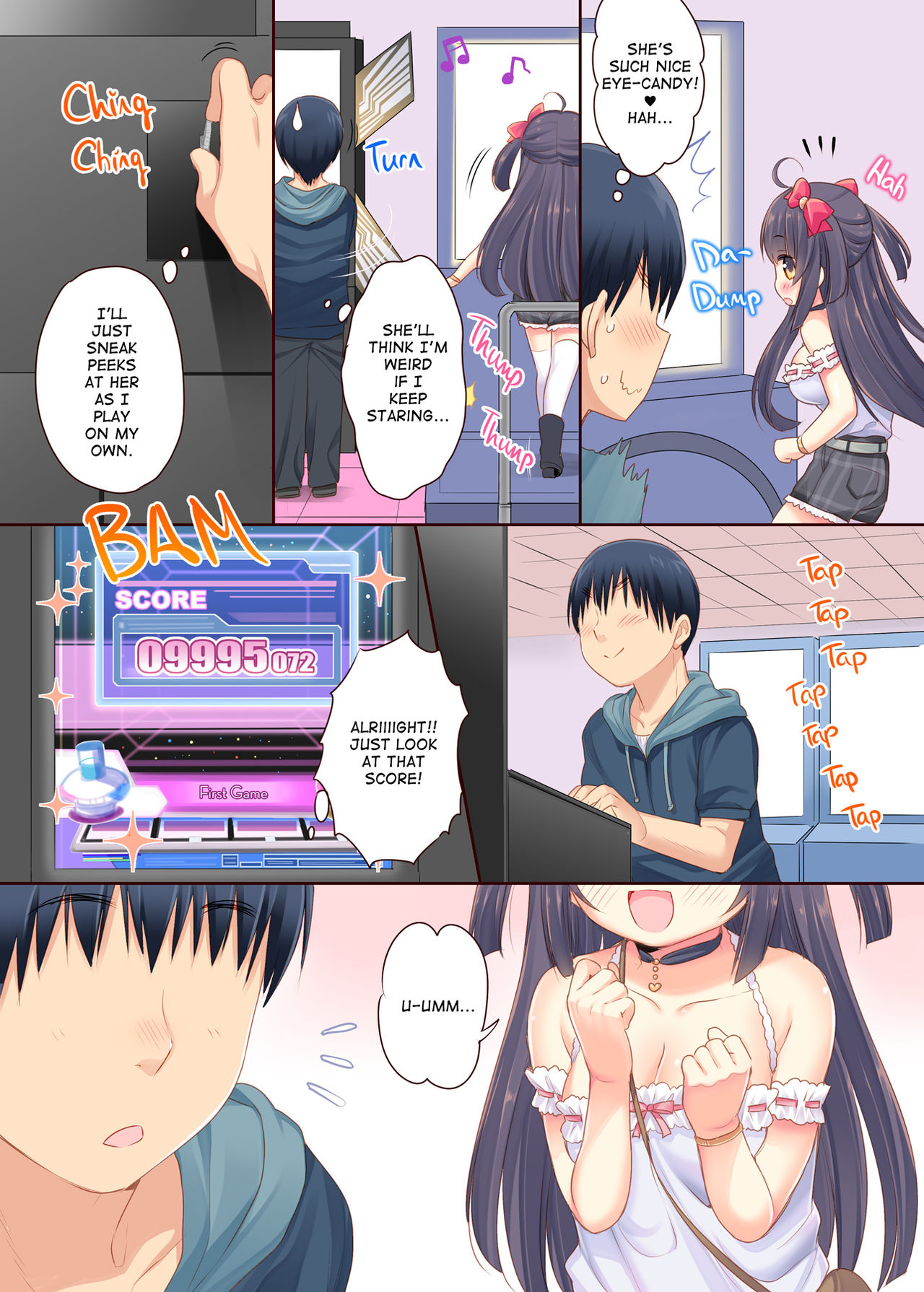 GaCen Hime to DT Otoko no Ichaicha Kozukuri Love Sex | Arcade Princess And a Virgin Boy Who Make Out And Have Lovey-Dovey Baby-Making Sex page 3 full