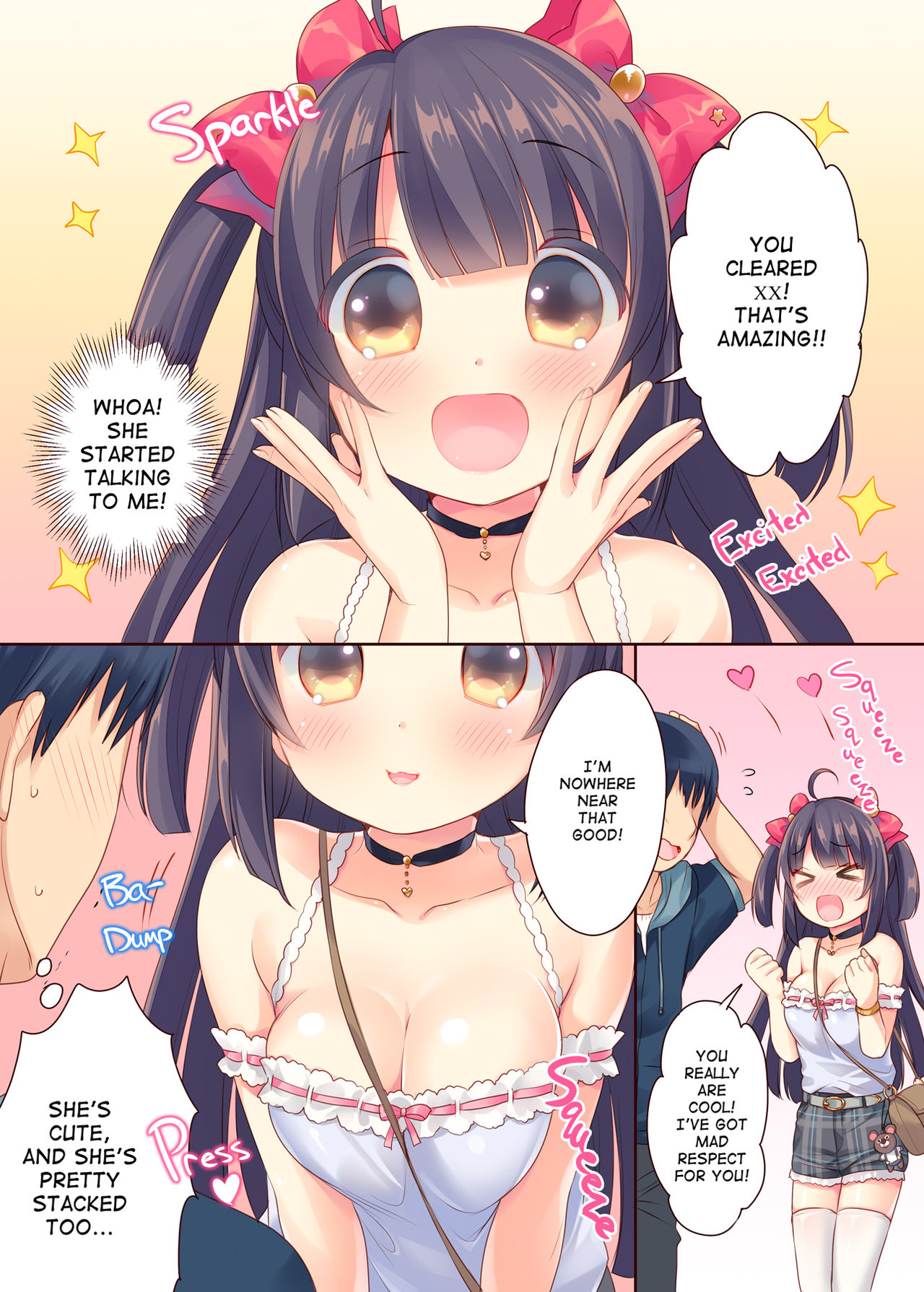 GaCen Hime to DT Otoko no Ichaicha Kozukuri Love Sex | Arcade Princess And a Virgin Boy Who Make Out And Have Lovey-Dovey Baby-Making Sex page 4 full