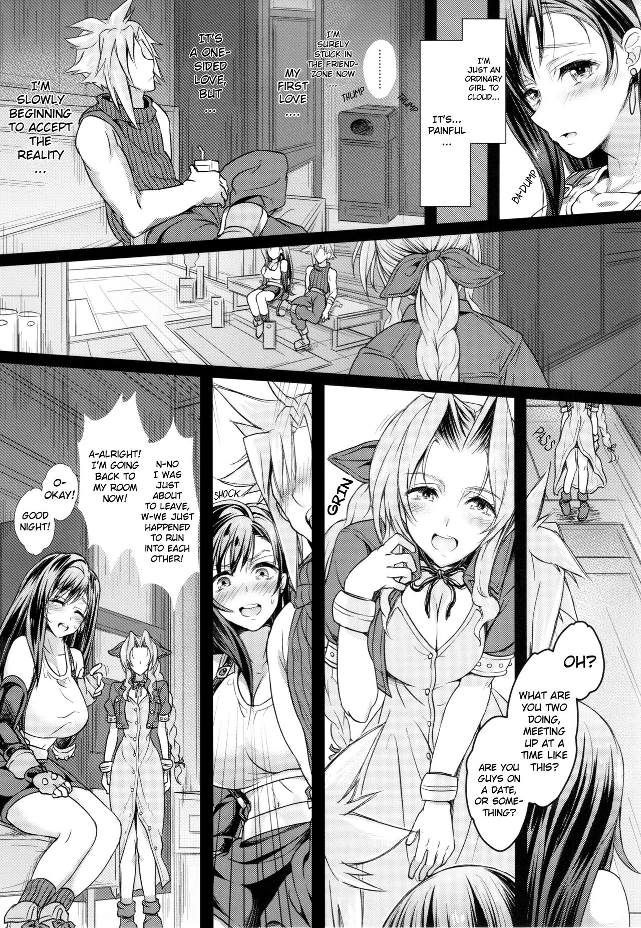 Futanari Doutei Tifa San -Junjou- Inran Mesuchinpo Kairaku Ochi + Paper page 7 full