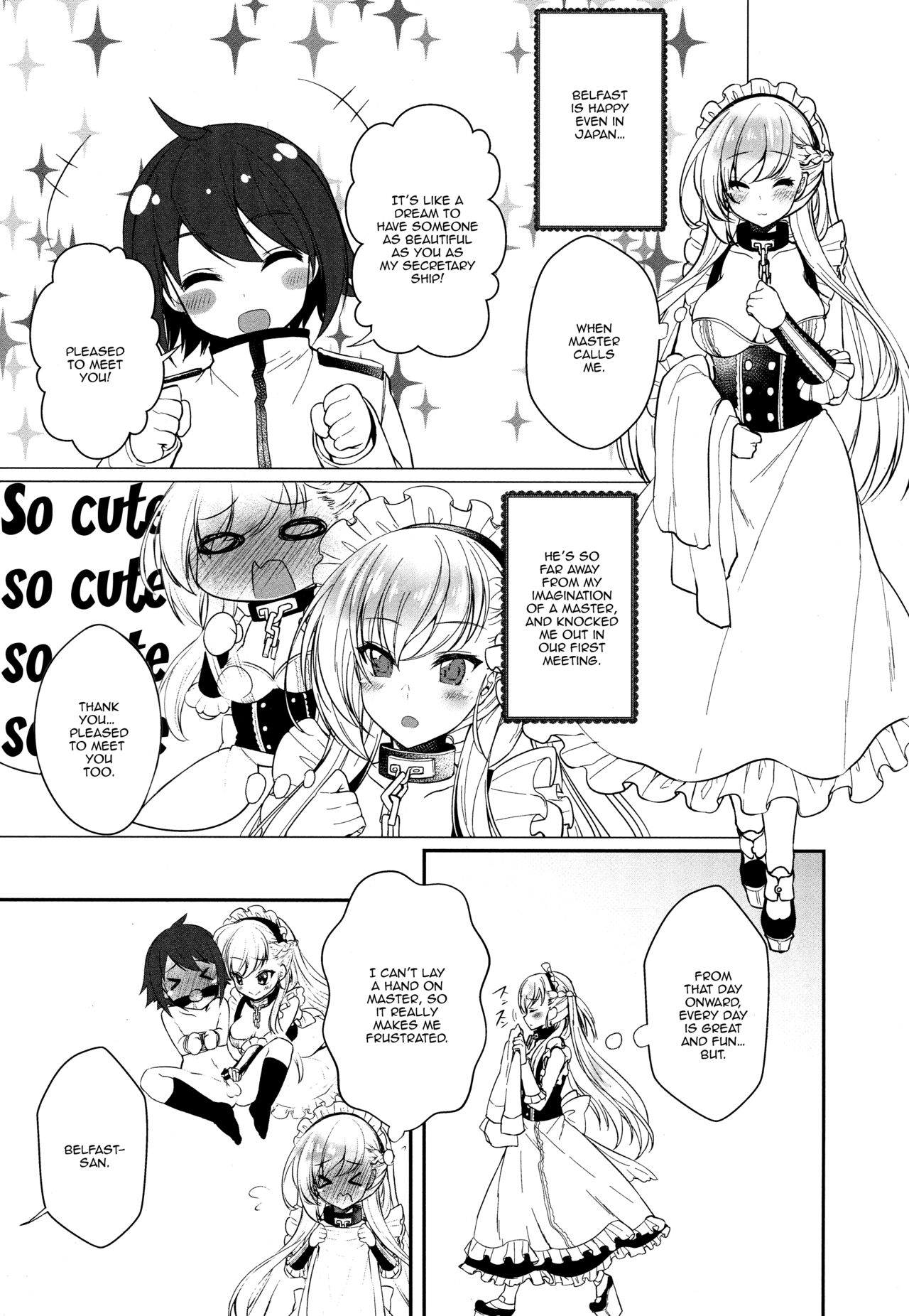 Belfast desu, Goshujin-sama. | My name's Belfast, Master. page 6 full
