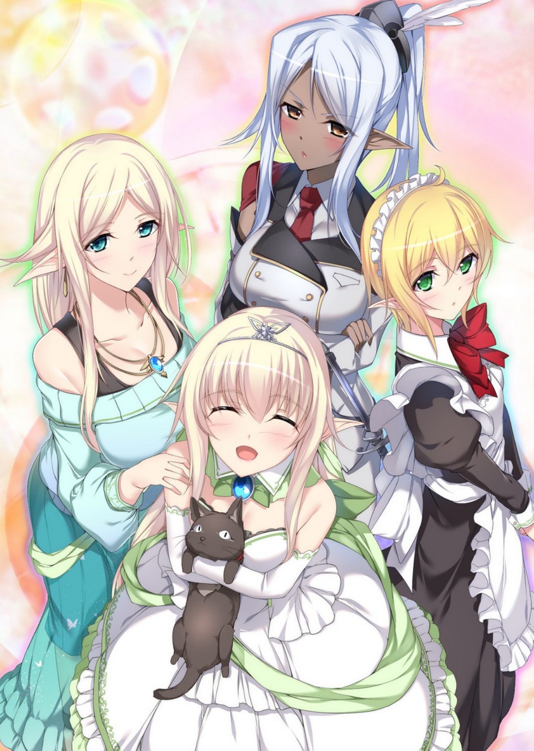 Elf no Kuni no Kyuutei Madoushi ni Nareta no de Hime-sama ni Seiteki na Itazura o Shite Mita 2 page 2 full