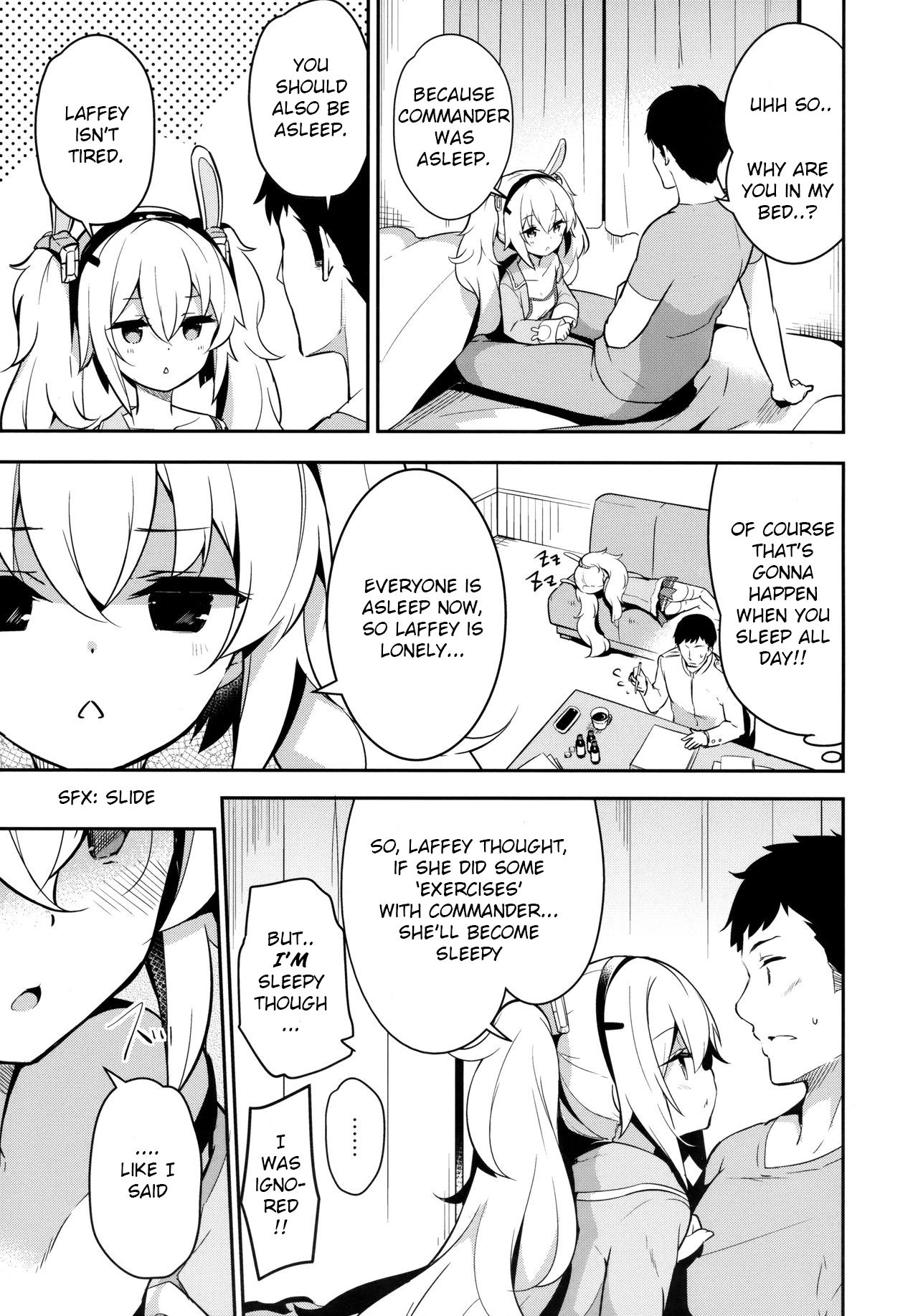 Nemurenu Laffey no Shitsukekata | Insomniac Laffey's Training Method page 6 full