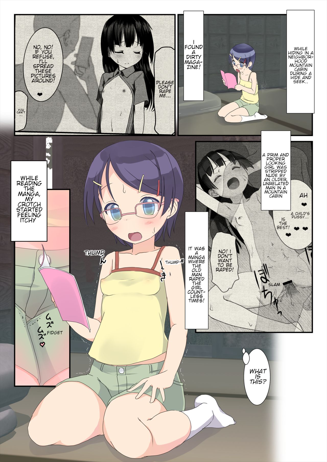 Rape ni Akogareteru Onnanoko ga Yamagoya ni Hitori de Itara...... | If A Rape Loving Girl is Alone in a Mountain Hut page 3 full