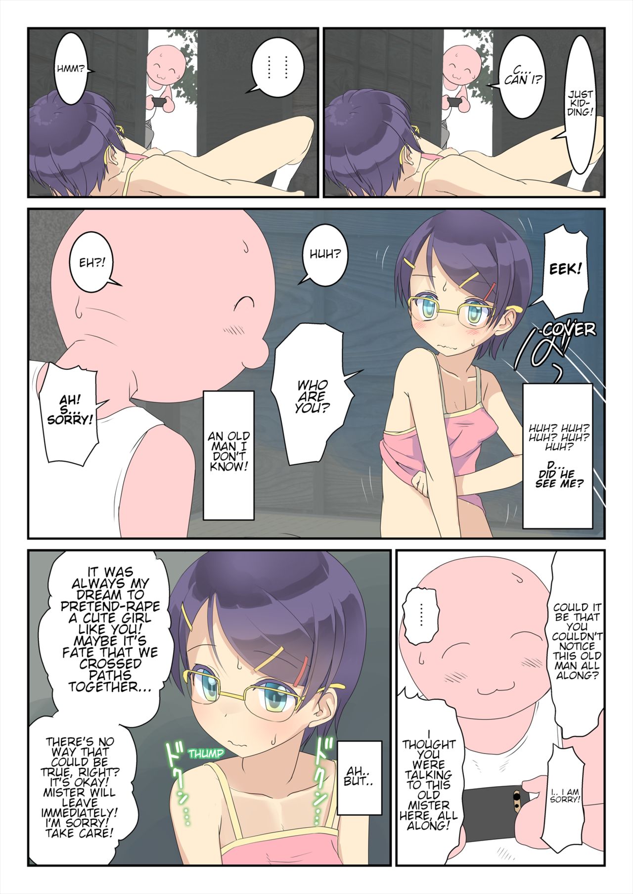 Rape ni Akogareteru Onnanoko ga Yamagoya ni Hitori de Itara...... | If A Rape Loving Girl is Alone in a Mountain Hut page 9 full