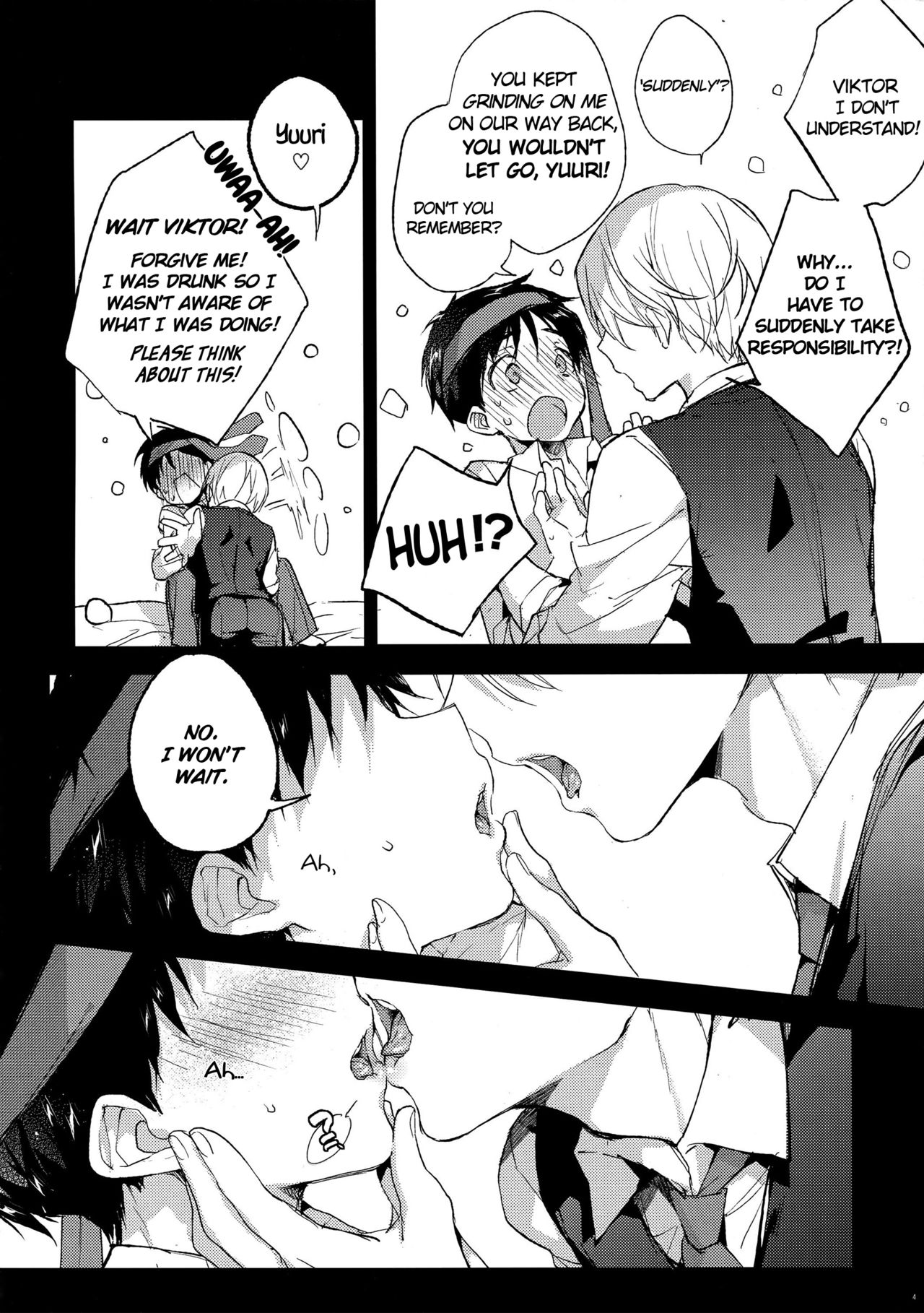 Katsuki Yuuri no Chokuchou ni Vodka o Sosogikonde xxx Saseru | Let's Pour Vodka inside Katsuki Yuuri's Asshole and XXX Him After page 3 full