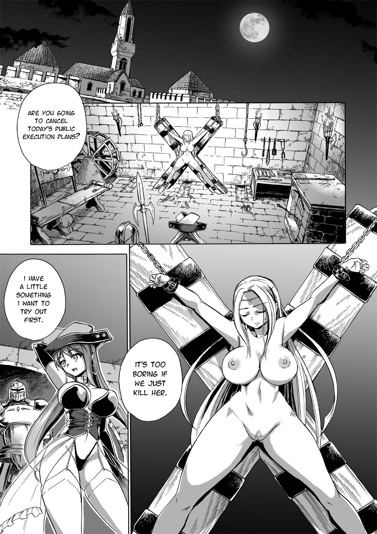 Majo no Rakujitsu 2 -Kagyaku- | Witch's Final Hour 2 -Cruel Torture- page 2 full