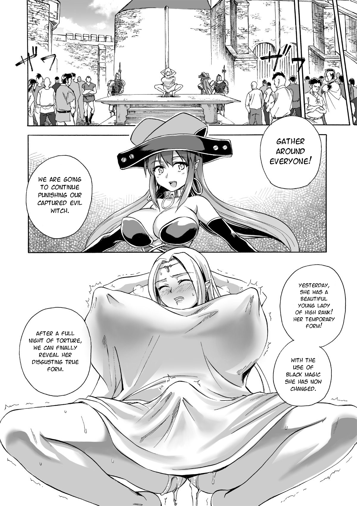 Majo no Rakujitsu 2 -Kagyaku- | Witch's Final Hour 2 -Cruel Torture- page 5 full