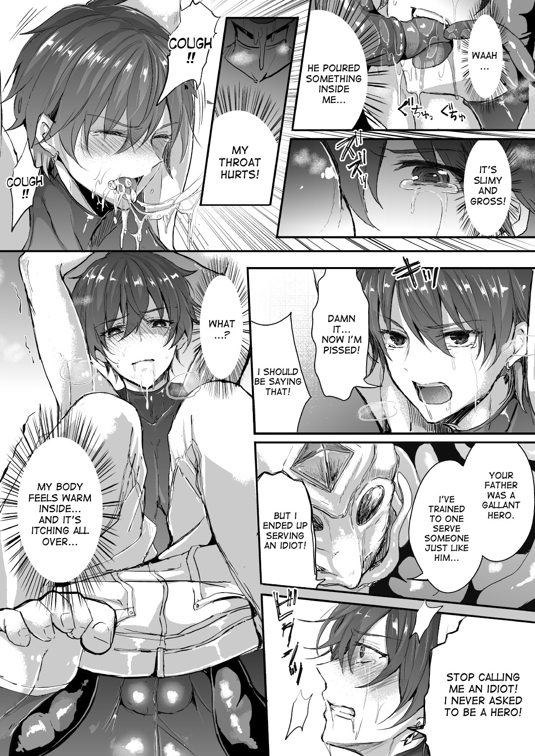 Shokushu to Nyotaika | Tentacle and Feminization page 8 full