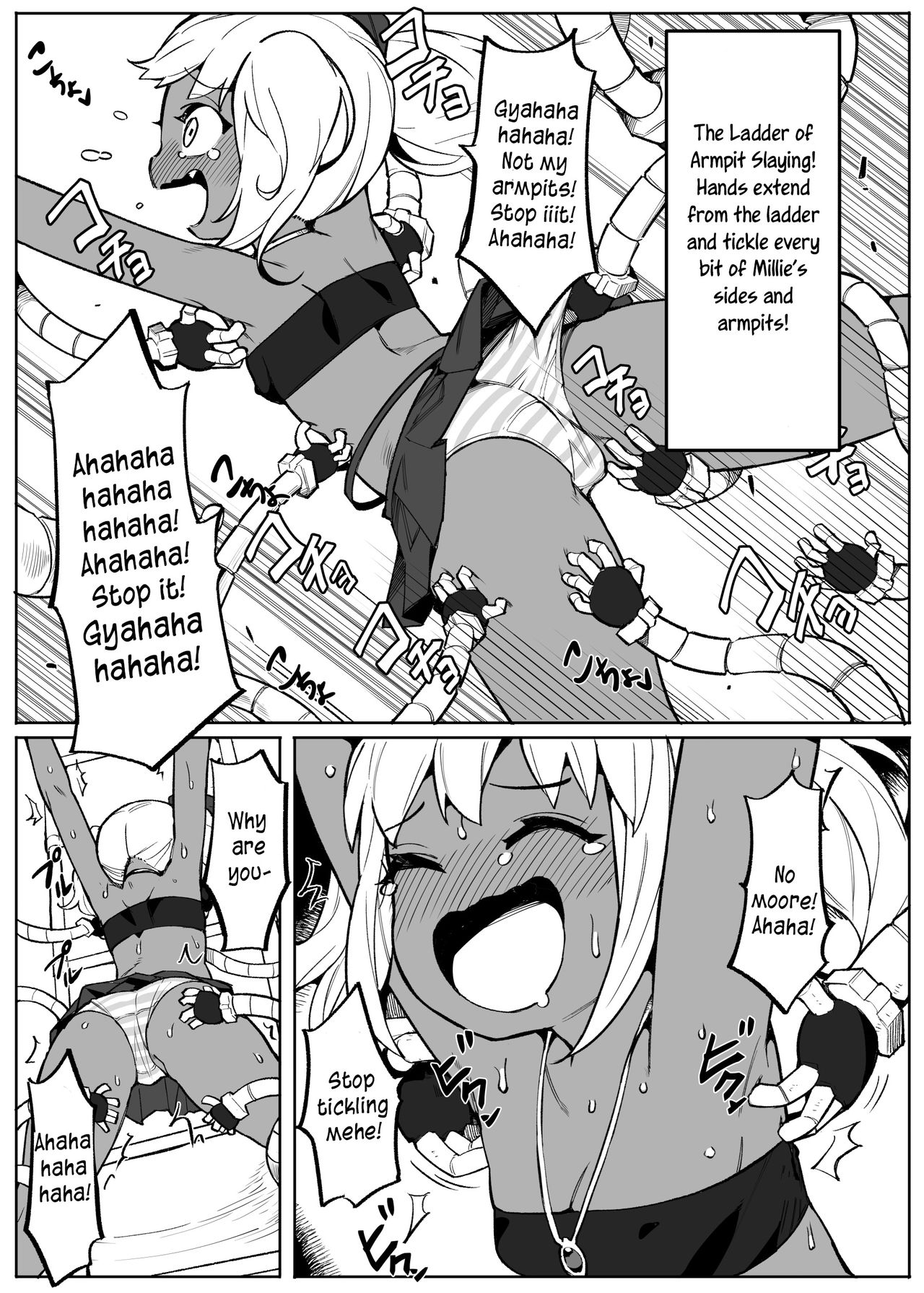 Bishoujo Touzoku Kusuguri Trap Dungeon! | Thief Girl and Tickling Trap Dungeon! page 5 full