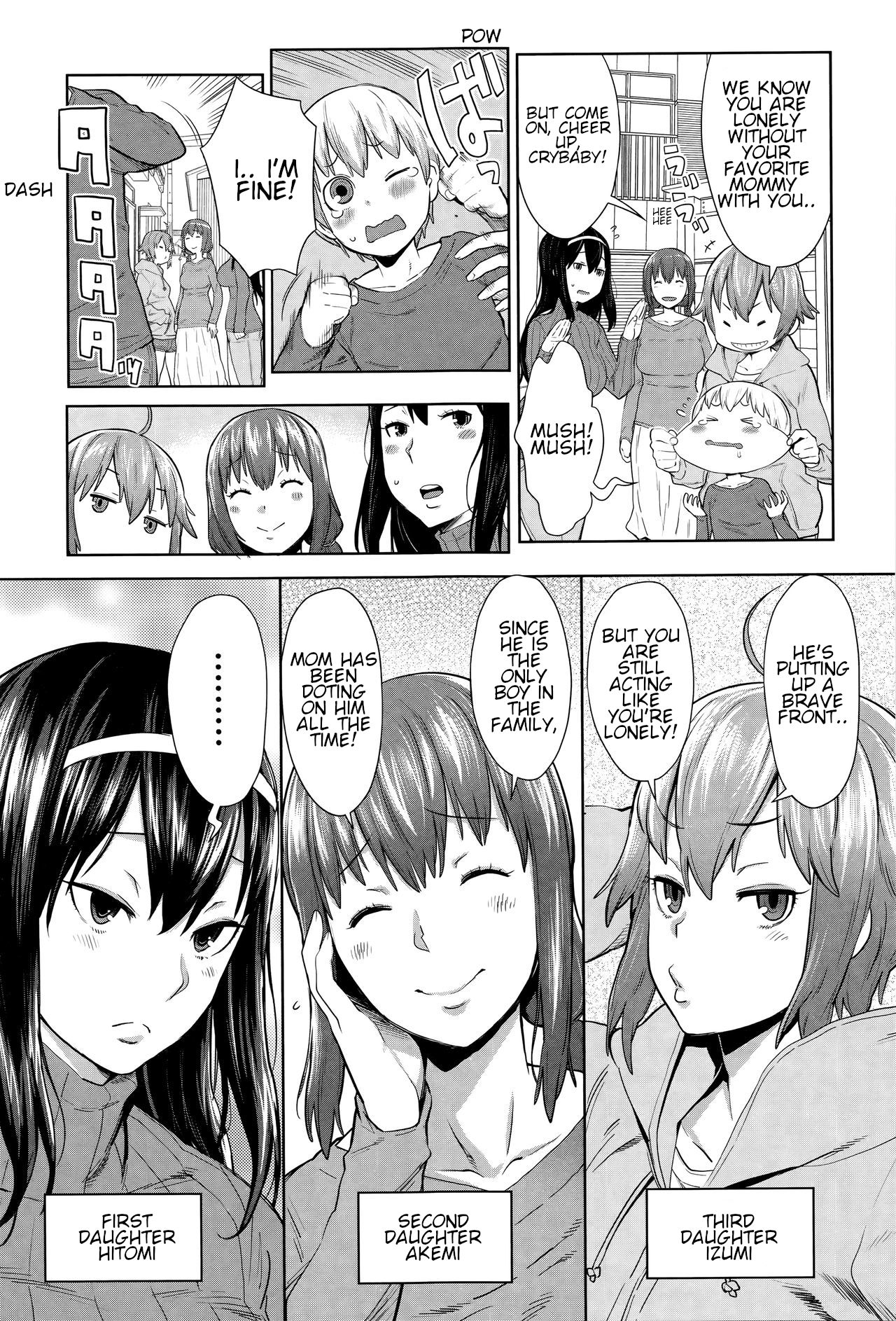 Onee-chan Mama no Funtou | Hard working mommy sisters page 3 full