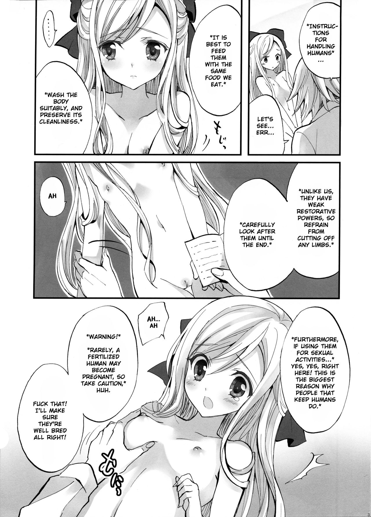 Ningen Toriatsukai Setsumeisho page 3 full