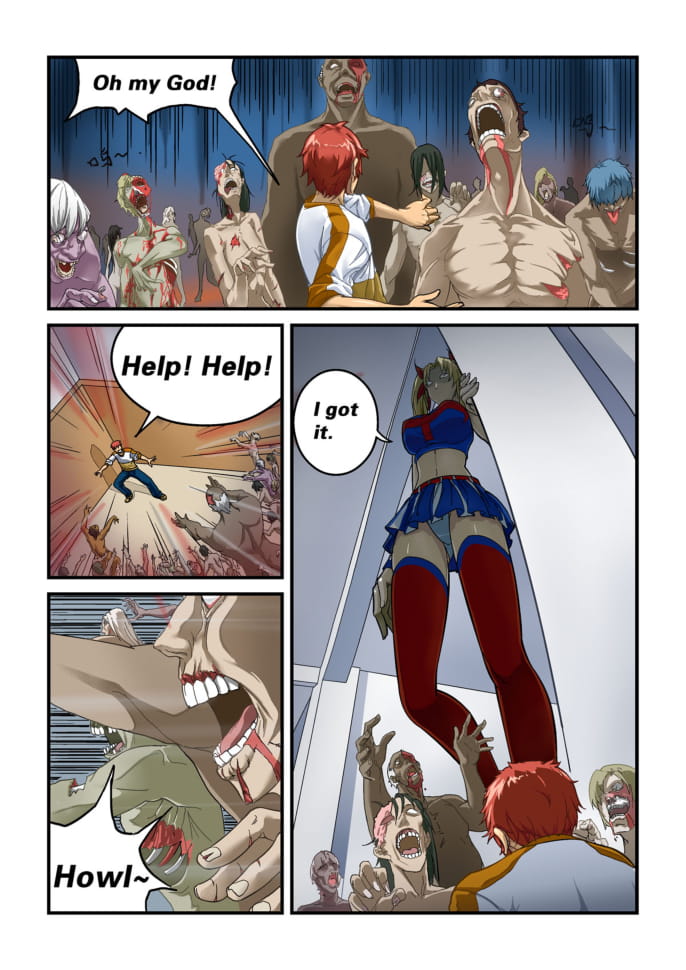 Zombie School page 8 full