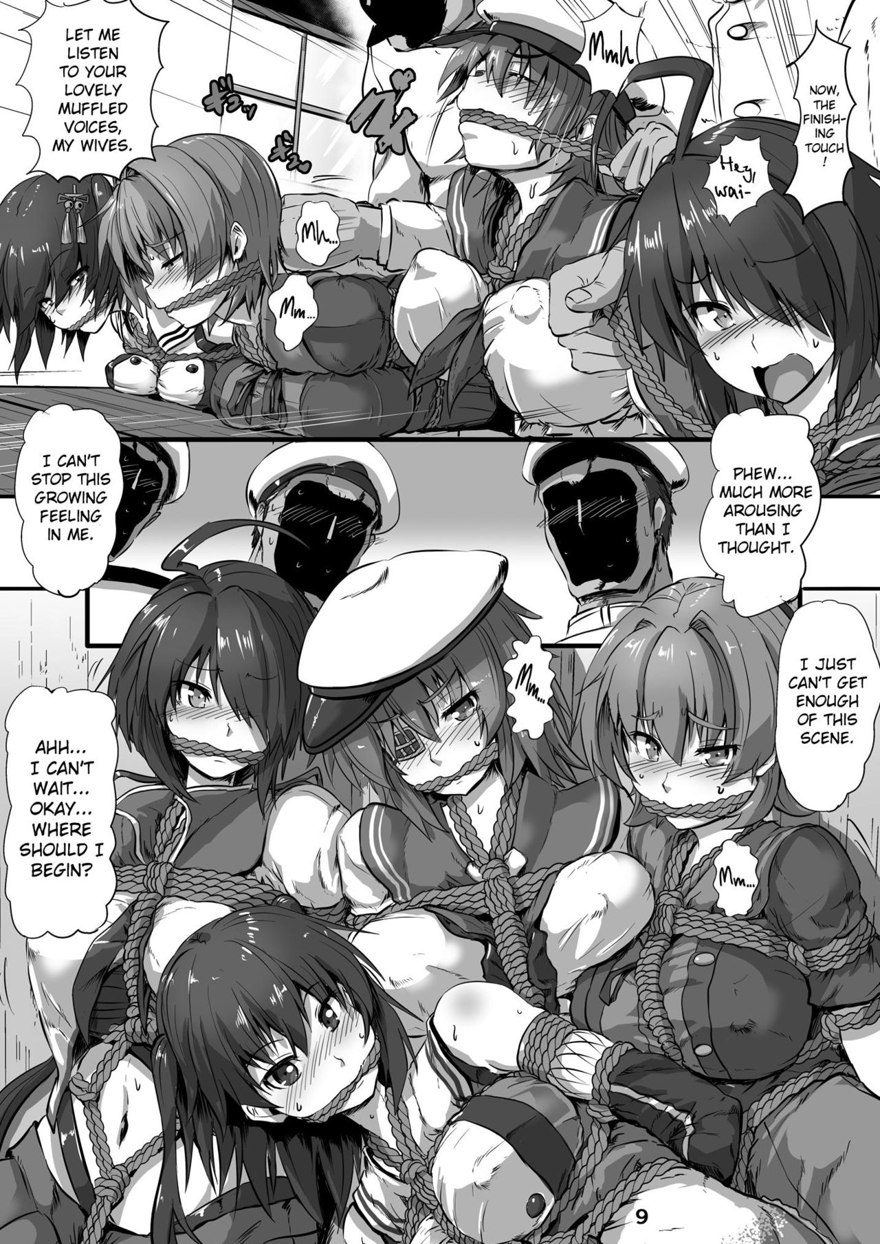 Junyou Kanmusu Ikemesu Shibari page 8 full