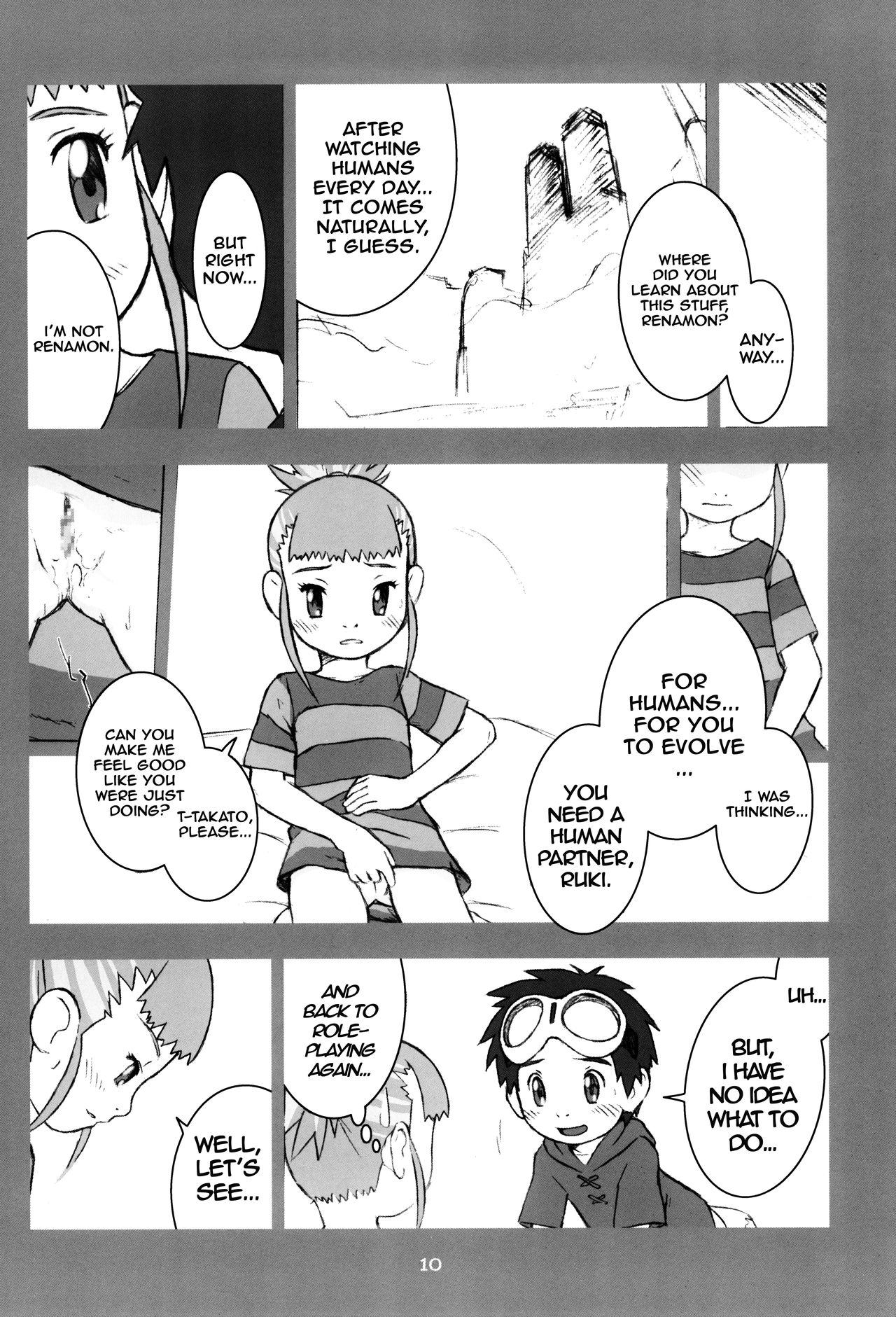 MY LOVER IN THE BLUR OF THE GHOSTS page 9 full