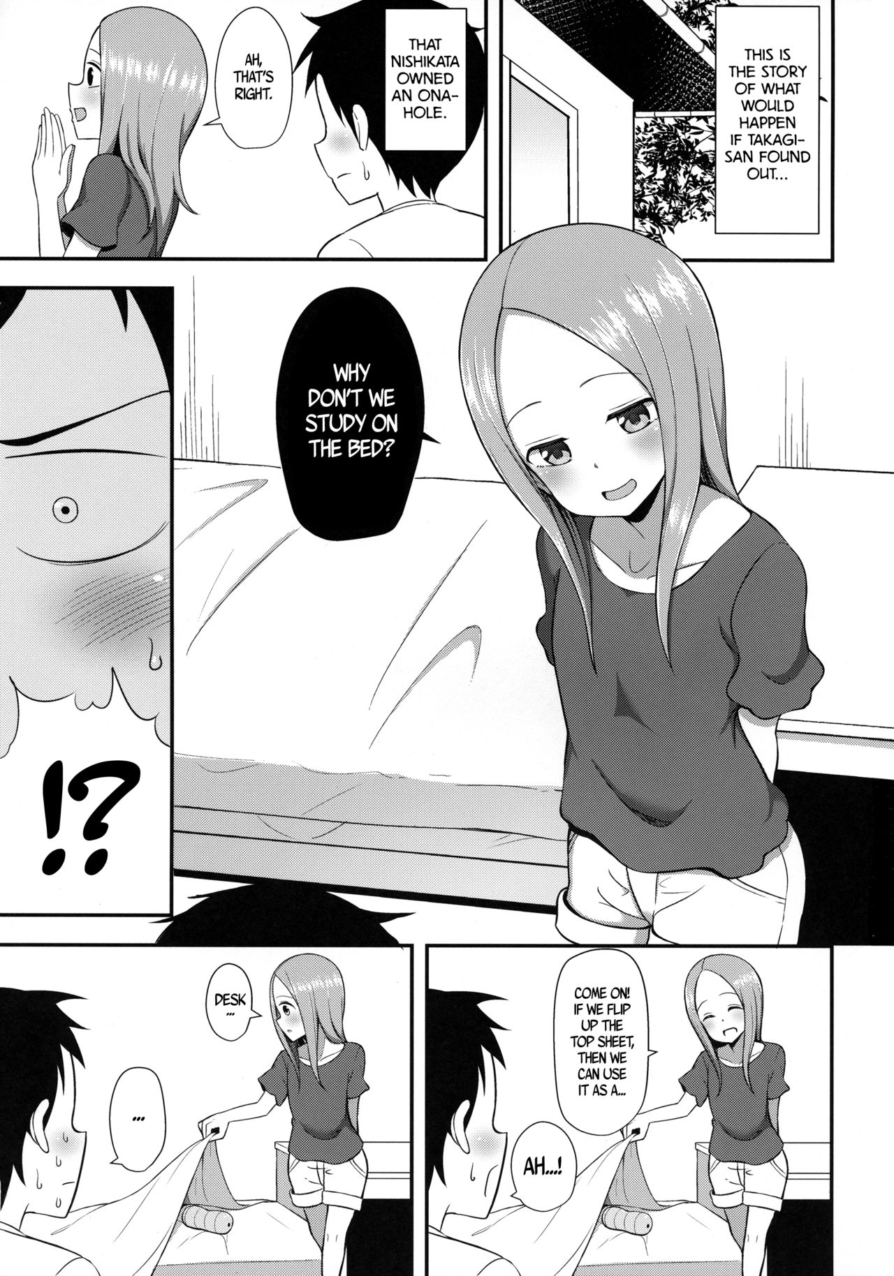 Takagi-san to Onahole | Takagi-san and an Onahole page 2 full