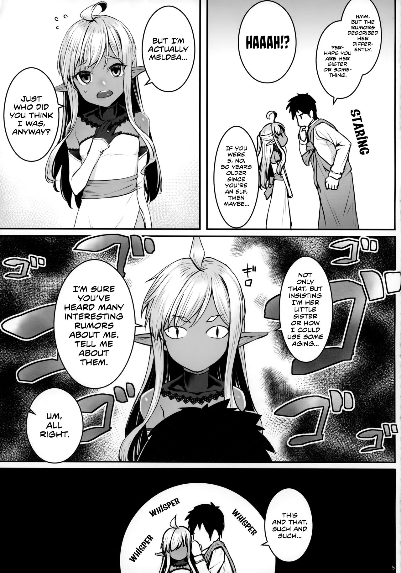 Dark Elf no Himegimi to Ichakorax | TEASExing the Dark Elves' Princess page 6 full