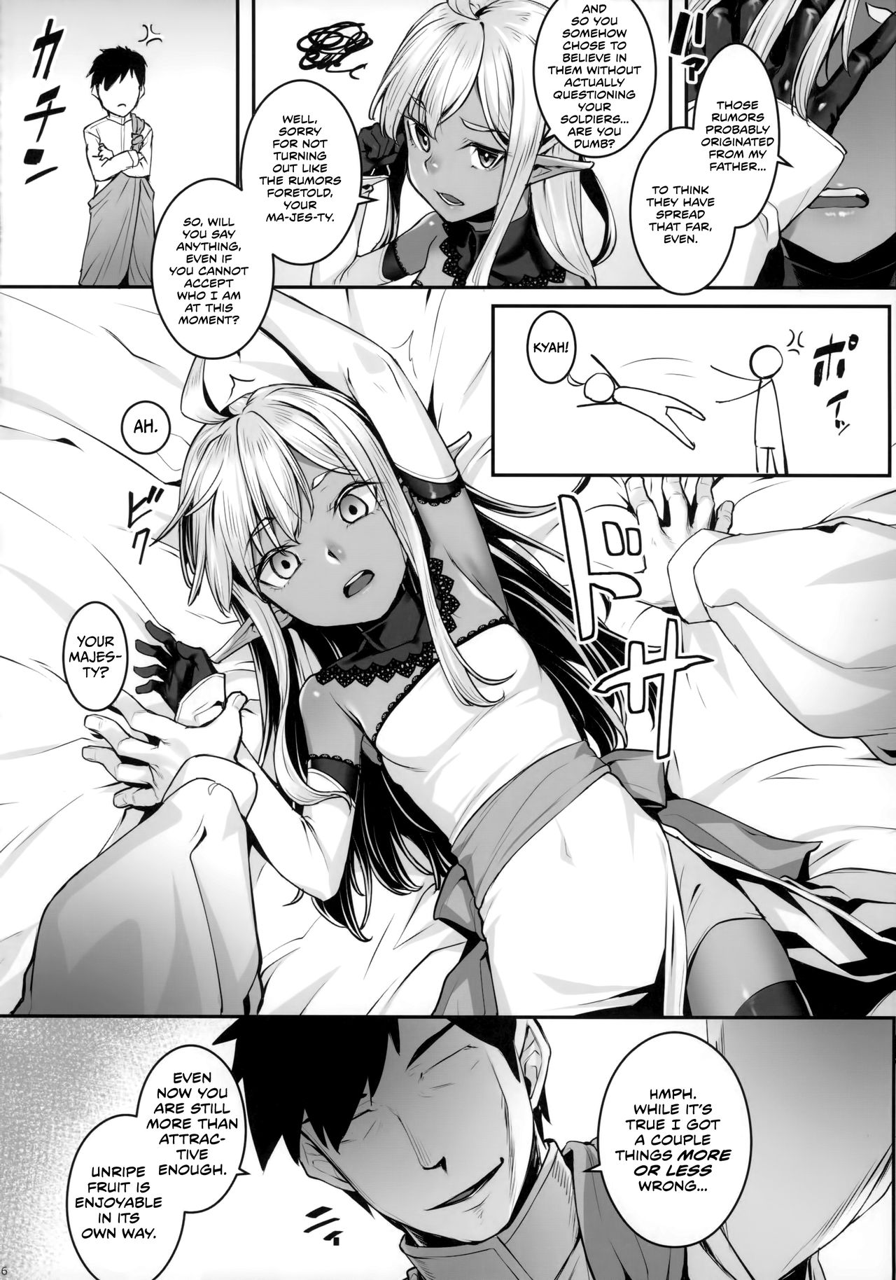Dark Elf no Himegimi to Ichakorax | TEASExing the Dark Elves' Princess page 7 full