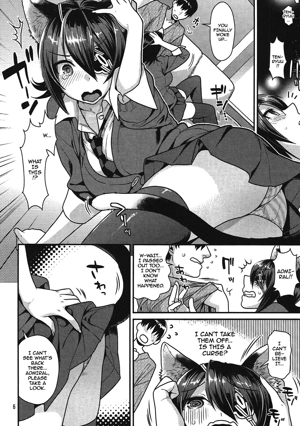 Nekomimi Tenryuu Hatsujou Bon | Story About A Cat-Eared Tenryuu In Heat page 5 full