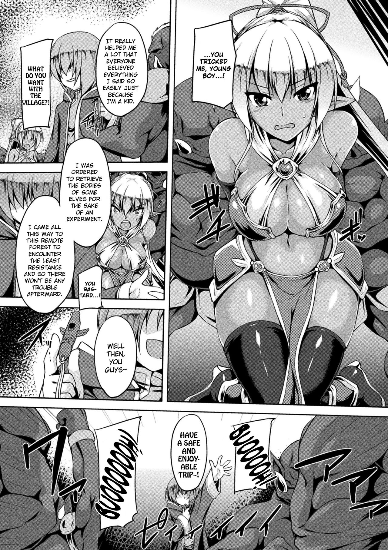 Gunjoku no Dark Elf | Gang-raped Dark Elf page 6 full