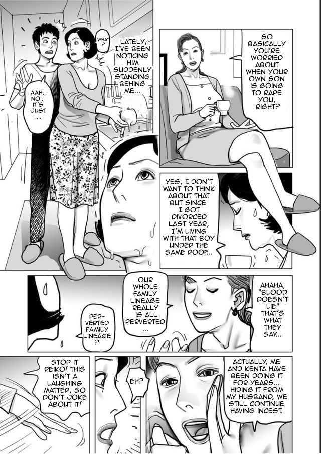 Shimai Moro Tomo Boshi Soukan Keikaku | Sisters All Together Mother Son Incest Plan page 6 full