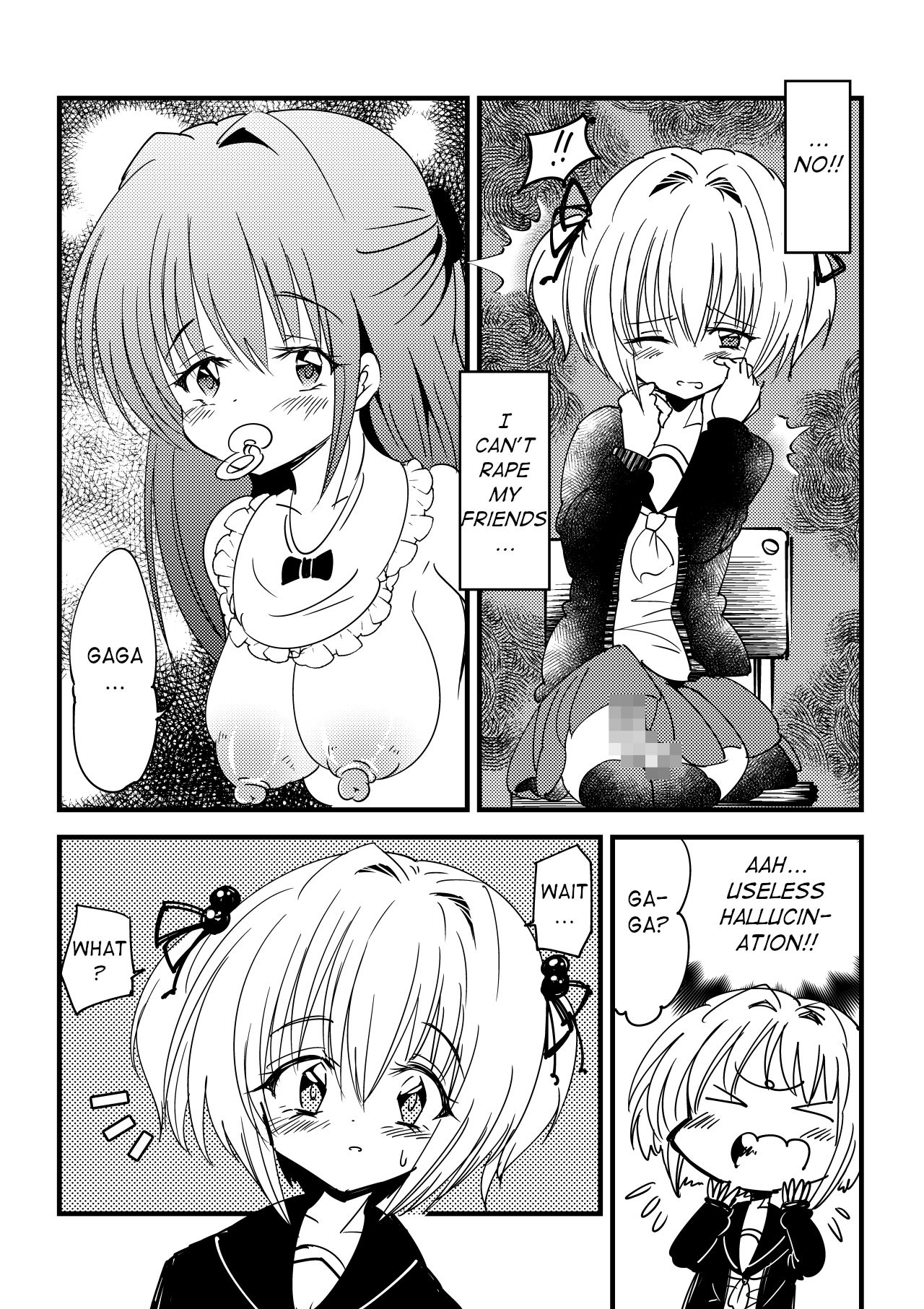 Kansen Sennou Futanari Akachan | Brainwash Infected Futanari Babies page 4 full