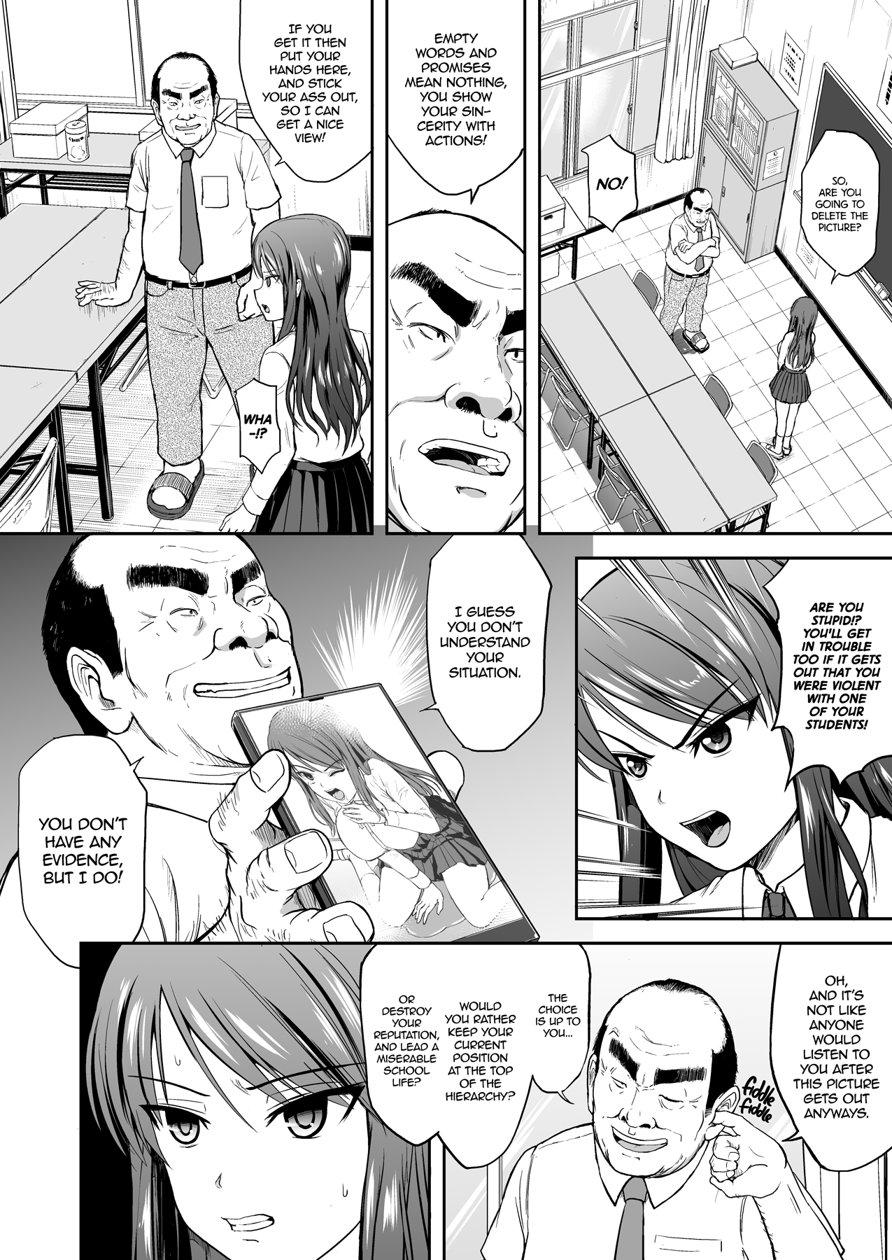 Omorashi Seitokaichou no Choukyou | The Pissing Student Council President's Training page 8 full