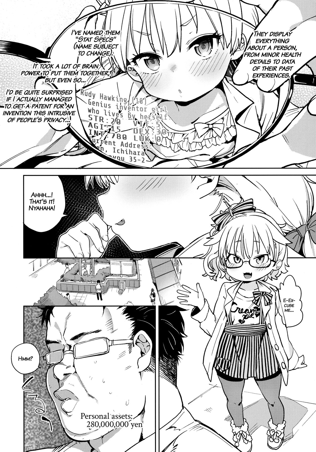 Tensai Shoujo demo Baka mitai ni Ecchi ni Narimasu. | Genius little girl becomes stupidly lewd. page 3 full