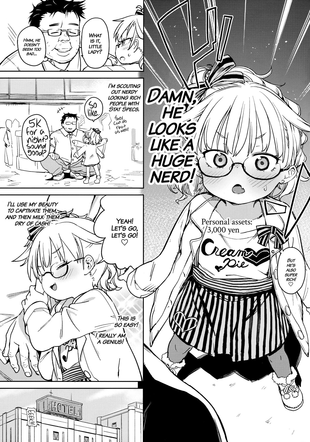 Tensai Shoujo demo Baka mitai ni Ecchi ni Narimasu. | Genius little girl becomes stupidly lewd. page 4 full