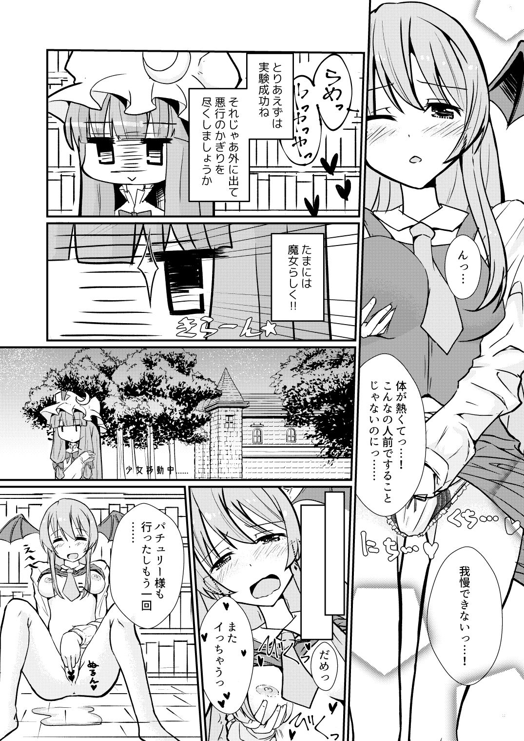 パチュリーさんがオナニーする本 page 3 full