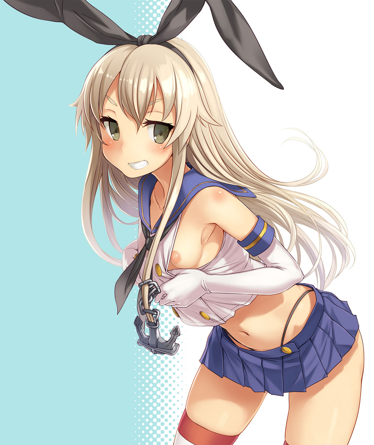 Shimakaze-chan to Teitoku no Ooki na... | Shimakaze With Admiral's Big... page 10 full