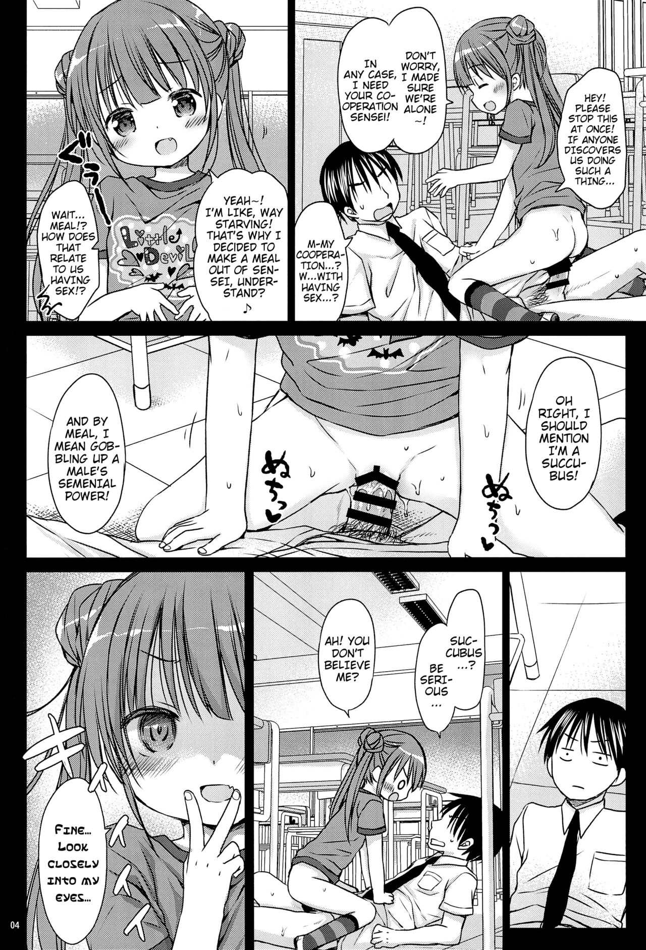 Loli Succubus no Oshokuji Time | Loli Succubus' Mealtime page 4 full