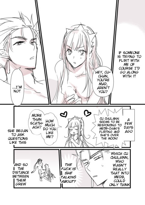 FGO Medb-chan, Cuu Chulainn no Are o Zessan Suru page 1 full