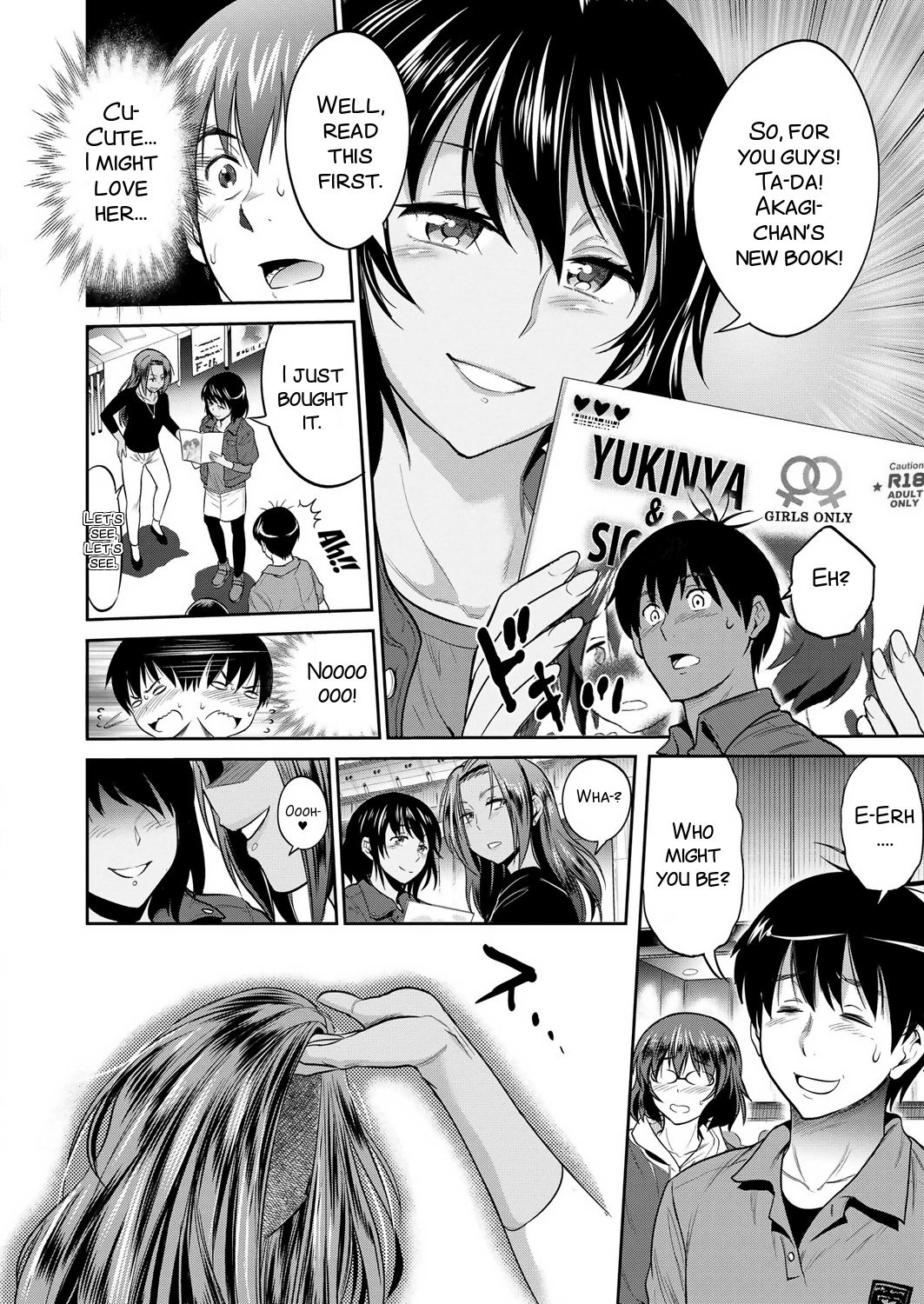 Joshi Luck! ~2 Years Later~ Ch. 7-8.5 page 8 full
