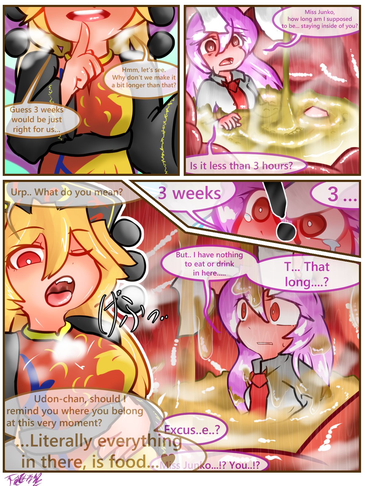 Junko x Reisen Vore page 8 full