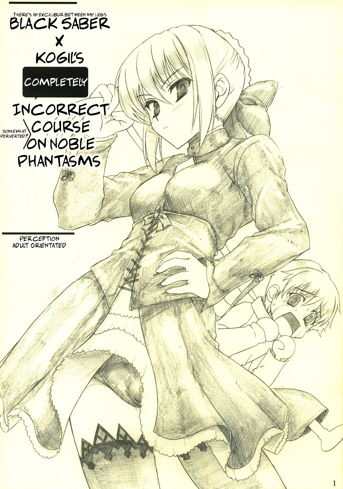 Kuro Saber x Ko Gill no Mattaku Tadashikunai Hougukouza | Black Saber x Ko Gill Completely Incorrect Course on Noble Phantasms page 1 full