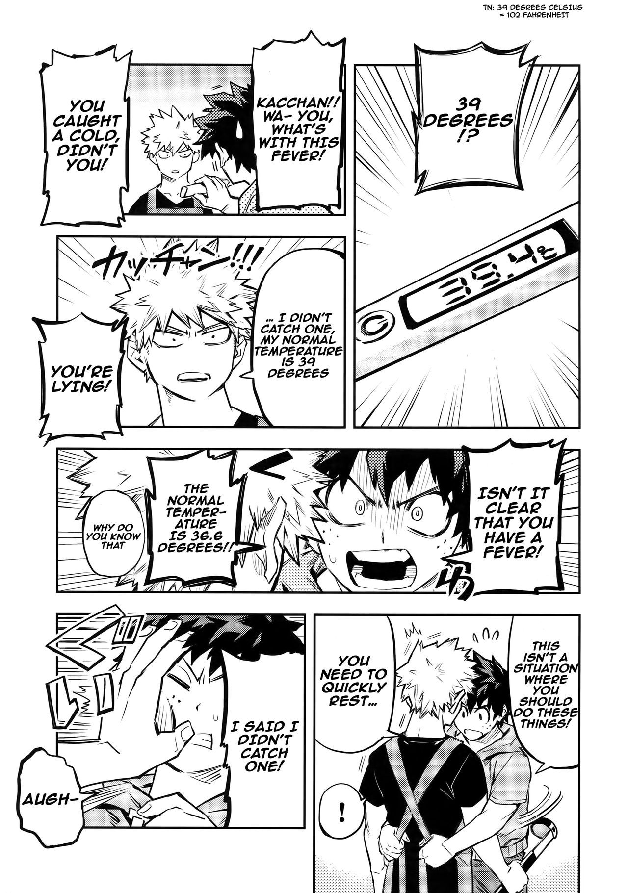 Kazehiki Kacchan to Boku no Koubousen | The Battle Between Sick Kacchan and Me page 6 full