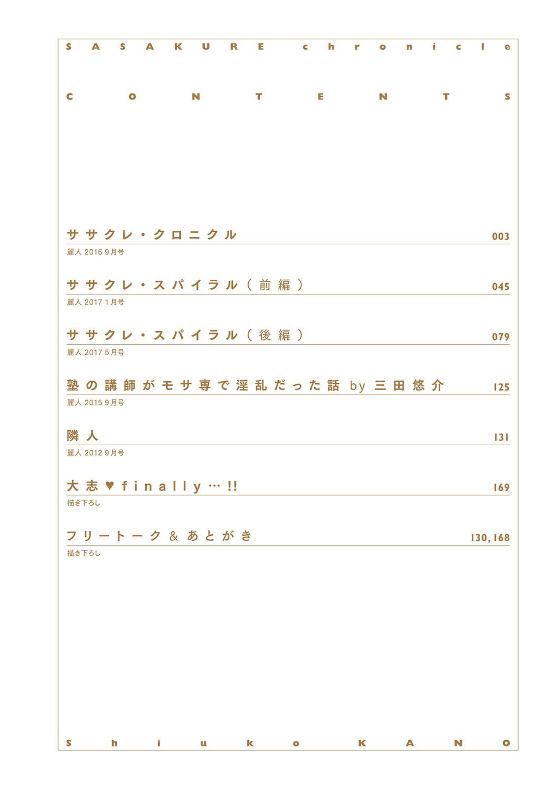 Sasakure Chronicle page 4 full