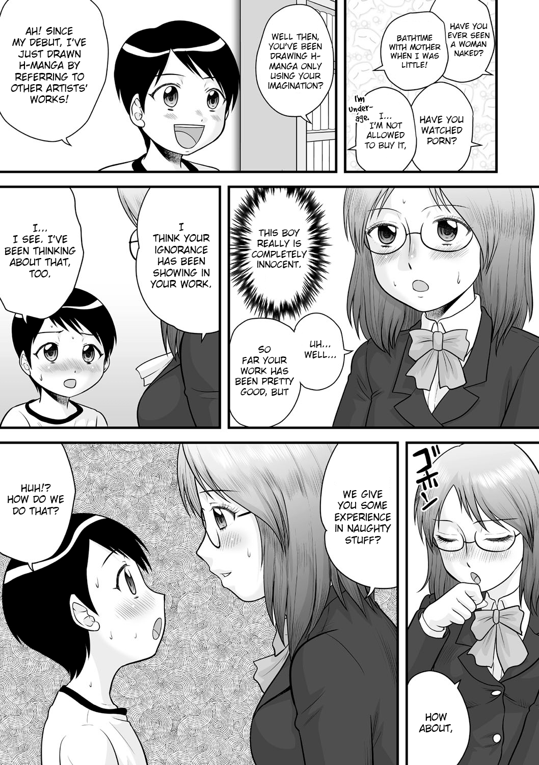 Shota Shota Mangaka page 5 full