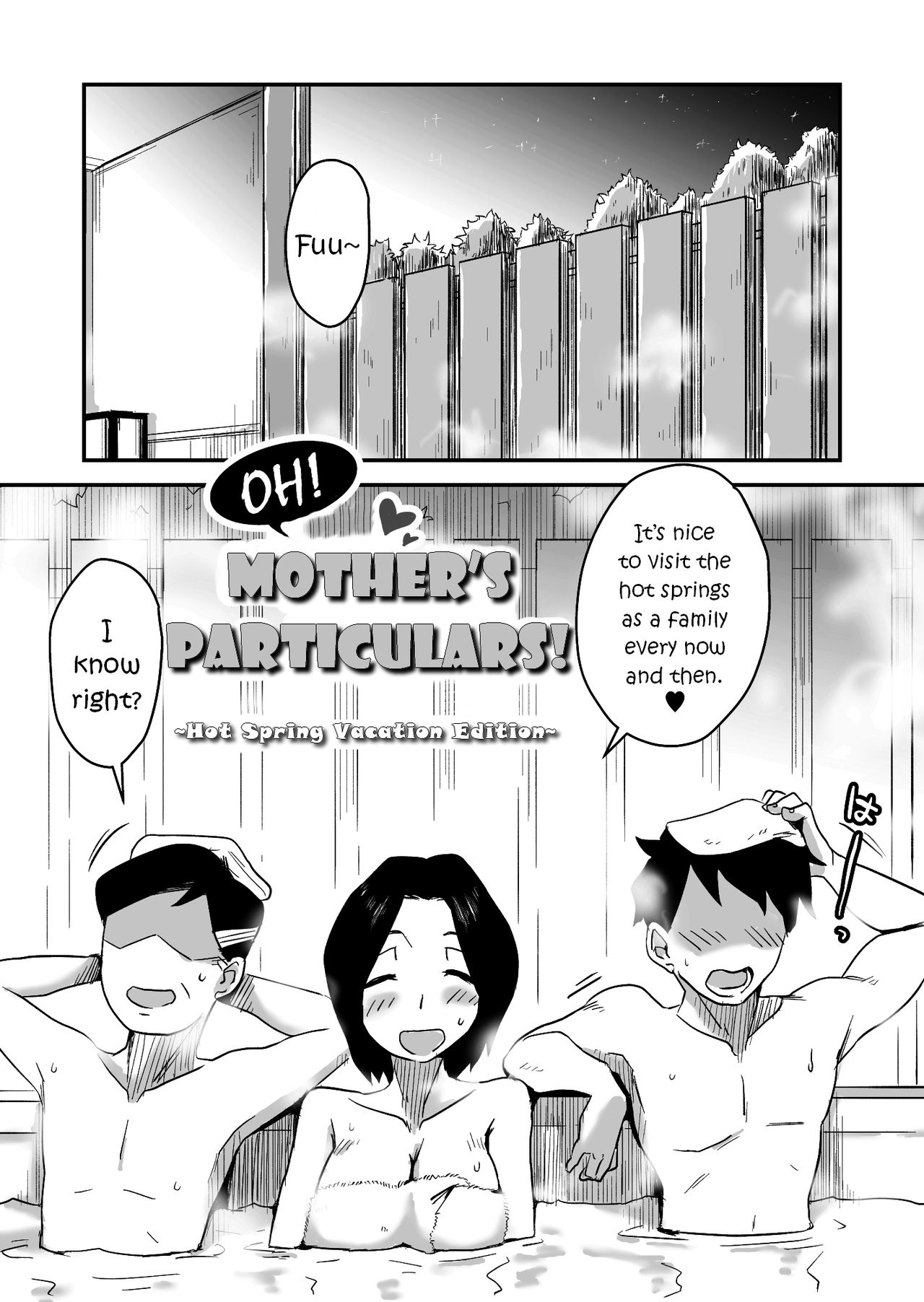 Ano! Okaa-san no Shousai ~Onsen Ryokou Hen~ | Oh! Mother's Particulars! ~Hot Spring Vacation Edition~ page 2 full